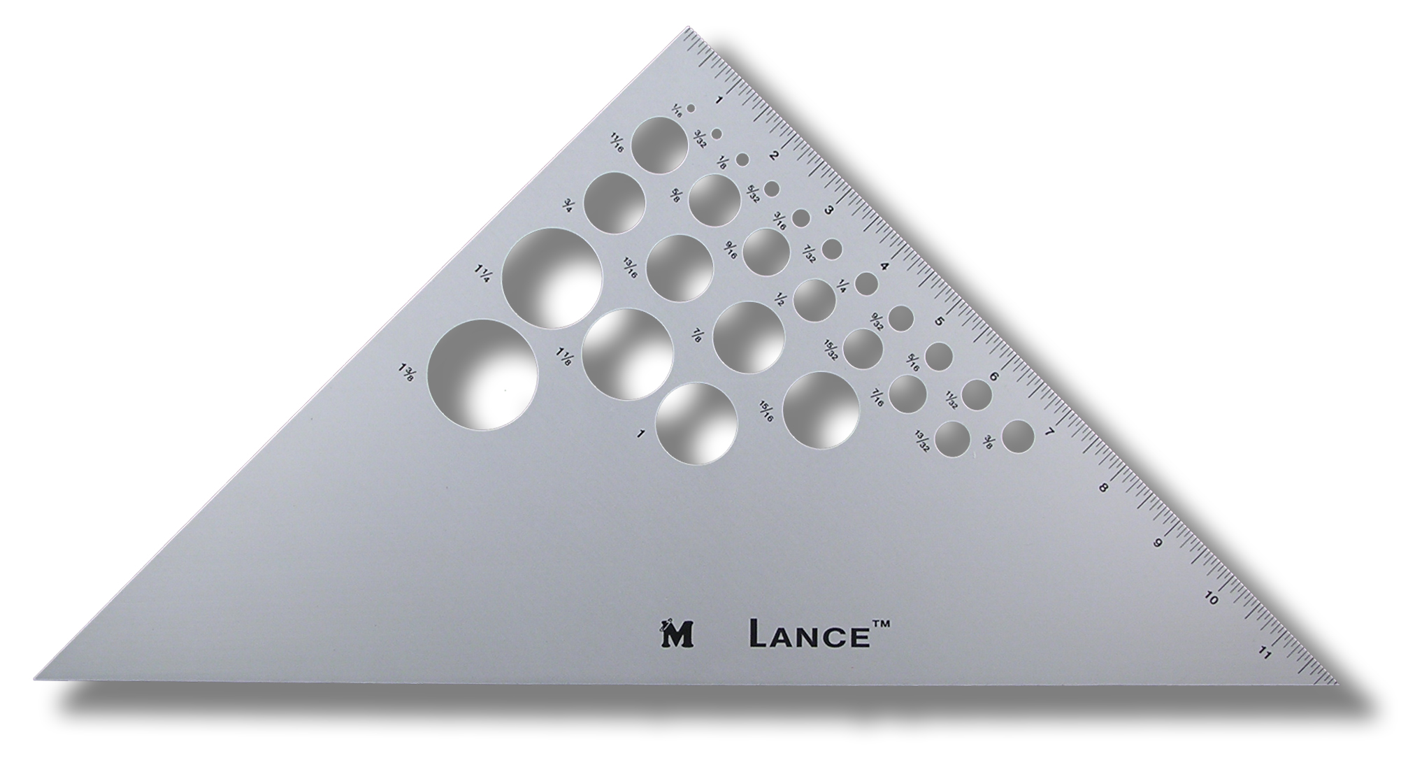 GT186 & GT187 - TRIANGULAR CIRCLE TEMPLATE - Image 2