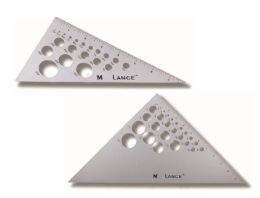 GT186 & GT187 - TRIANGULAR CIRCLE TEMPLATE