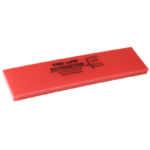 GT2118- 8" BIG MOUTH 3/8" THICK NO BEVEL SQUEEGEE BLADE