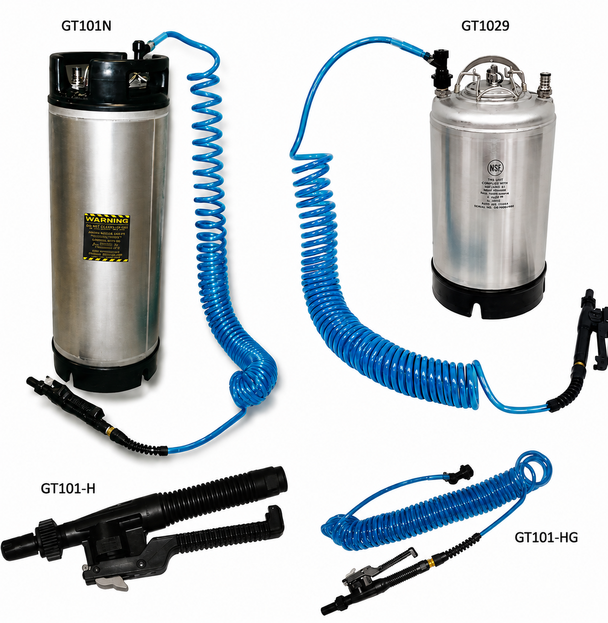 GT101N & GT1029-STAINLESS STEEL TANKS AND PARTS